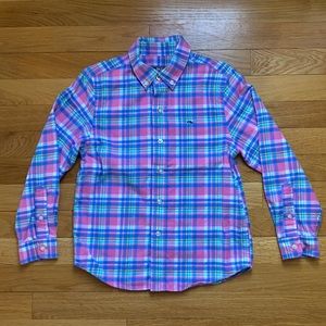 Boys flannel whale shirt Vineyard Vines 6